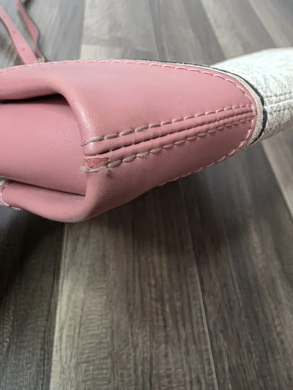 Michael Kors Nicole Triple Compartment Crossbody Bag Vanilla Pink Soft Girl Chic